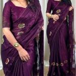 Premium Micro Georgette Saree