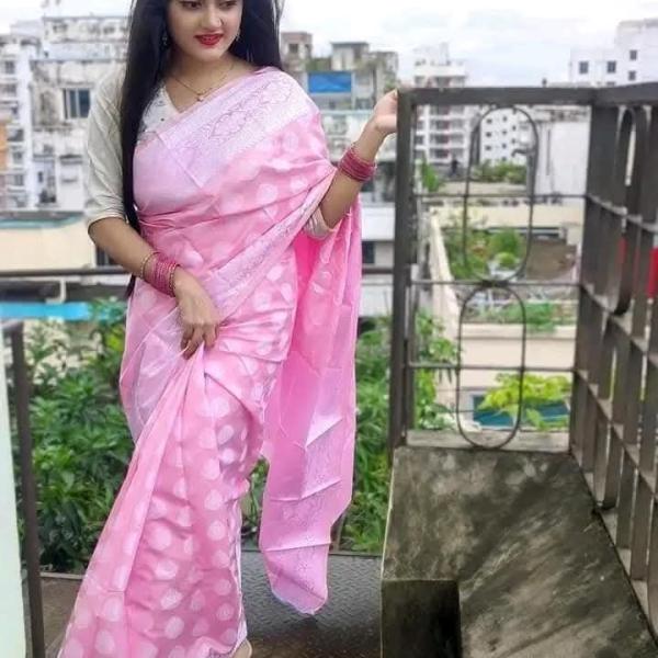 Soft Silk Indian-Inspired Katan Saree