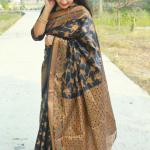 সিল্ক কাতান শাড়ি