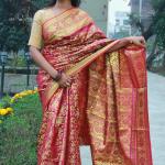 সিল্ক কাতান শাড়ি