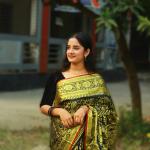 সিল্ক কাতান শাড়ি